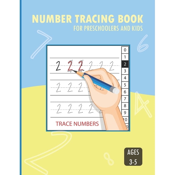 preschool Math Number tracing FOR CHILDREN AGES 2-5 YEARS Workbook FOR ...