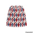 thumbnail image 5 of Pzuqiu Argyle Womens Golf Skorts,High Waist with Shorts and Pocket High Waisted,Build in Shorts,with Pockets,Quick Dry,Tennis Workout Golf Athletic Pickleball Mini Skort, 5 of 7