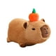 thumbnail image 5 of Peluche de carpincho con sonido, 40 cm, figura única para sofá postura prona, 5 of 9