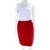 Pre-owned|Escada Margaretha Ley Womens Pencil Skirt Red Wool Size EUR 42