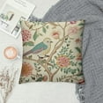 thumbnail image 2 of FUMJ Vintage Bird Floral Pillow Covers Pink Green Yellow Flower Leaves Decorative Throw Pillows For Couch Chinoiserie Pillow Cases Farmhouse Home Decor For Sofa Bed Porch Outdoor, 2 of 5