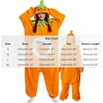 thumbnail image 3 of Tqyyweavej Womens Fleece Onesie Pajamas Fuzzy Zip Up Long Sleeve One Piece Romper Loungewear Fruit Winter Warm Hooded Jumpsuit Sleepwear with Pockets, 3 of 6