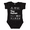 Black, variant on Organic Cotton ‘Tiny Human’ Funny Girls or Boys Baby Bodysuit for Newborn Baby Gift