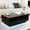 Black, variant on DIYART Black High Glossy Coffee Table, led Coffee Table with 2 Drawers, Modern Coffee Table for Living Room, Coffee Table with LED