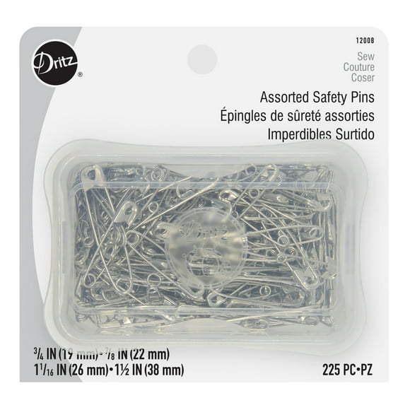 Dritz Safety Pins, 225 Count