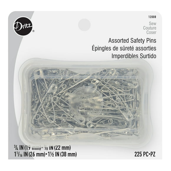 Dritz Safety Pins, 225 Count