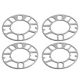 thumbnail image 1 of 4Pcs Aluminum Wheel Spacers Shims Plate Auto Wheel Spacers Stud for 4X100 4X114.3 5X100 5X108 5X114., 1 of 5