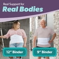 thumbnail image 4 of BraceAbility Bande Abdominale Médicale - Compression TTG pour Diastasis Recti, Post-Partum, Enveloppement Post-Chirurgical pour Récupération Abdominale, 4 of 9