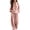 Pink, variant on Velour Lounge Sets for Women V Neck Long Sleeve Top & Wide Leg Pant Outfits 2 Piece Casual Cozy Sweater Suits for Teacher XL