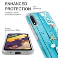 thumbnail image 2 of LG K22 Case, LG K32 Case, LG K22 Plus Case, Rosebono Slim Hybrid Shockproof Hard Cover Graphic Fashion Colorful Skin Cover Armor Case for LG K22/K22+ (Starfish), 2 of 5