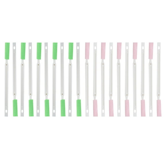 Himition 20Pcs Small Disposable Crevice Cleaning Brushes Toilet Corner Cleaning Brushes