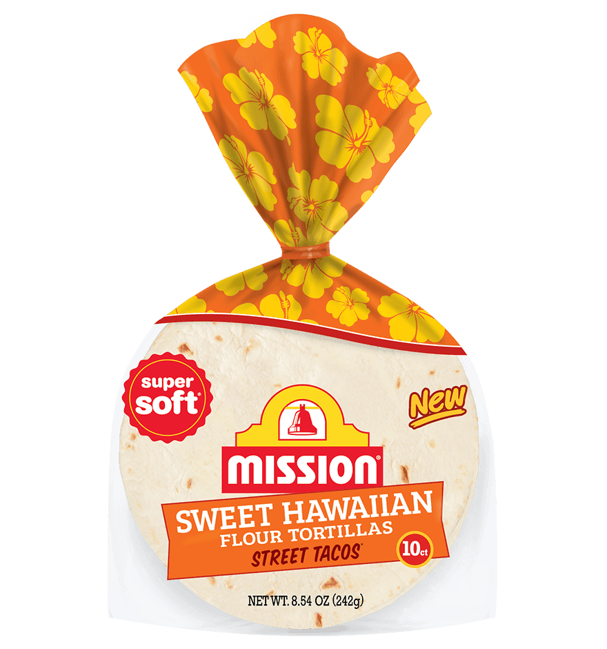 Mission Street Tacos Sweet Hawaiian Flour Tortillas - 4.5', 8.54 oz , 10 Count