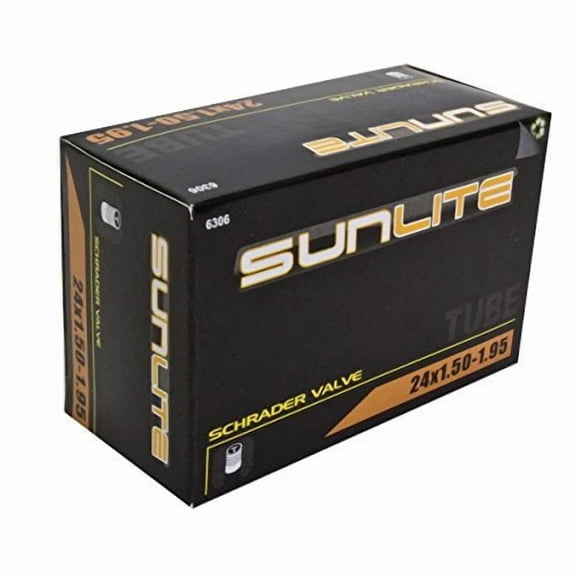 Sunlite Bicycle Inner Tube 24x1.50-1.95" Schrader Valve Vintage Bike Tire Size