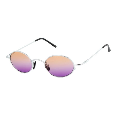 Full Rim Frame Single Bridges Teardrop Shaped Colored Lens Sunglasses for Man