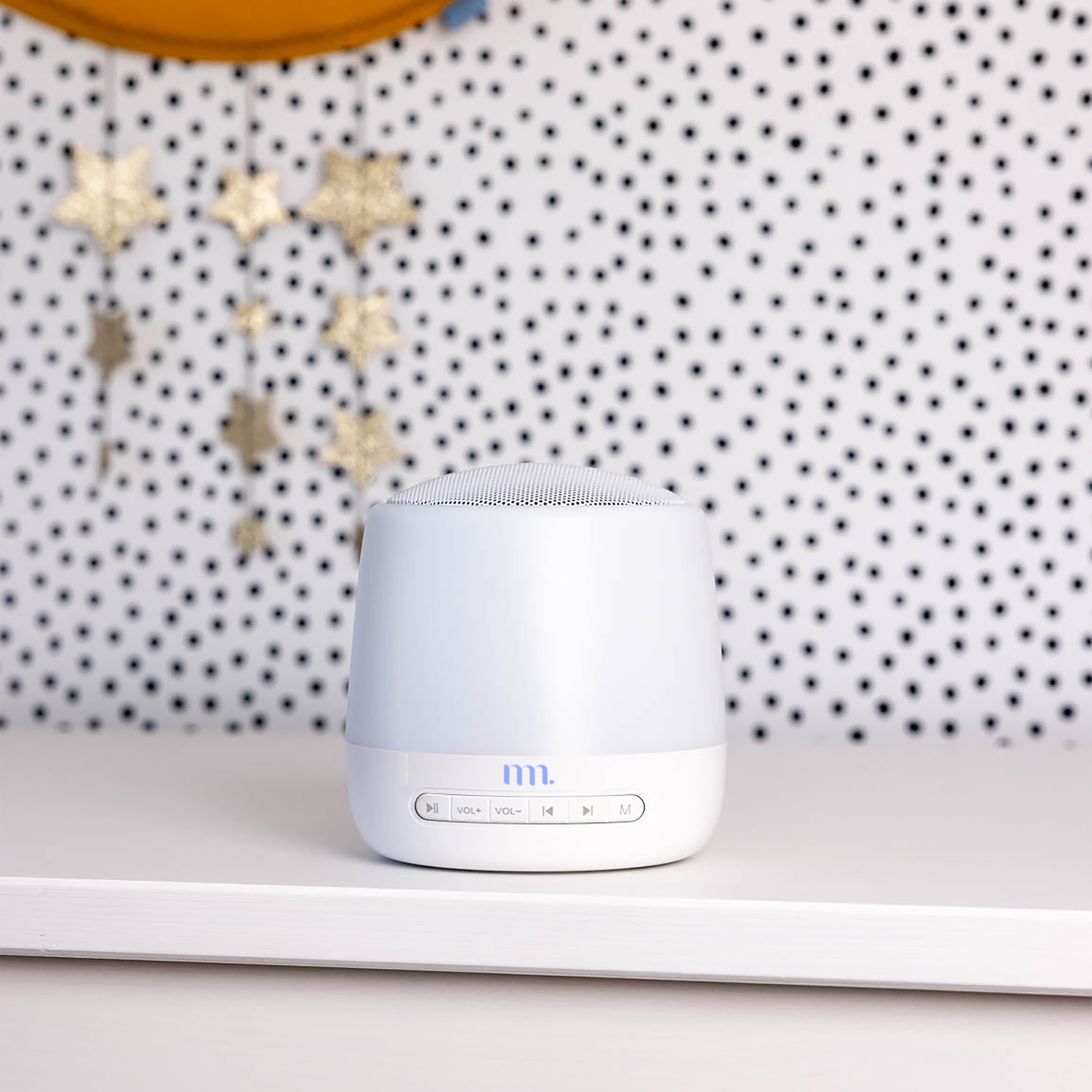 The Midwife Mumma Baby Sound Machine with Night Light, White Noise Machine for Baby Sleeping with 34 Soothing Sounds, Timer, App, Touch