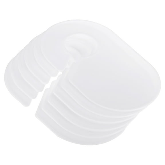 Uxcell Clothes Dividers, Closet Clothing Rack Size Dividers Rectangular Separator, White 12 Pack