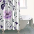 thumbnail image 5 of Waterproof Pioneer Shower Curtain 36x72 Inch Polyester Unique Colorful Floral Shower Curtain for Bathroom Hotel Home Decor with 7 Plastic Hooks, 5 of 5
