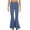 Navy, variant on cfhntfmh Leggings for Women Fashion Elastic Waisted Bootcut Pants Plus Size Soft Stretchy Wide Leg Bell Bottoms