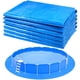thumbnail image 1 of Tela redonda para piscina YEXEXINM de 11 pies, material de polietileno azul, 1 of 7