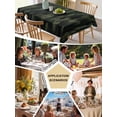 thumbnail image 5 of Dark Green Forest Table Cloth, Pine Trees Modern Mysterious Art Waterproof Tablecloth for Square Tables, Reusable Washable Fabric Table Cover for Restaurant Kitchen Dining Tables 60"x60", 5 of 6