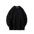 thumbnail image 1 of RXIRUCGD Chandail à Capuchon à Manches Longues pour Homme, Design Losange, Couleur Unie, Noir, Taille : 3TG, 1 of 8