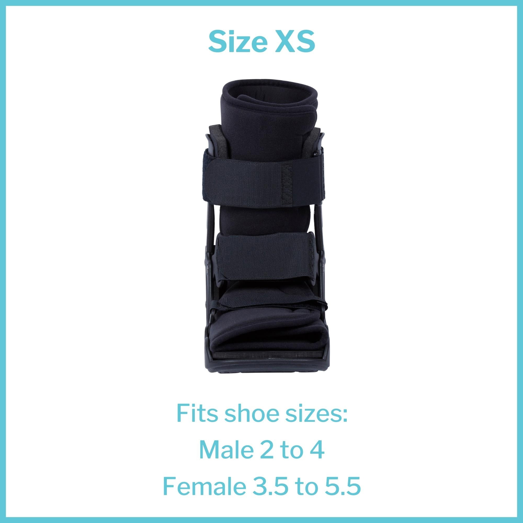 McKesson Walking Boot for Ankle Sprain or Leg Injury - Left or Right Foot, Size XS, 1 Ct