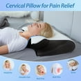 thumbnail image 4 of HOMCA Memory Foam Cervical Pillow - 2 in 1 Design, Armrest Support, Removable Pillowcase, 4 of 8