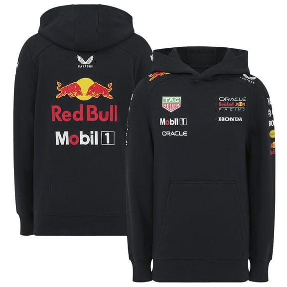 Youth Red Bull Racing Navy Red Bull Racing Replica Pullover Hoodie