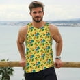 thumbnail image 6 of Salouo Roosters And Sunflowers for Men's Tank Tops,Sleeveless Muscle Shirts for Men Quick Dry Workout Tank Top Gym Muscle Tee Fitness Bodybuilding Sleeveless T Shirt-Medium, 6 of 7