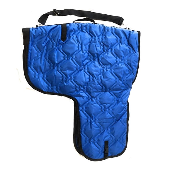 AJ Tack Western Padded Saddle Carrier Royal Blue