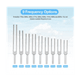 thumbnail image 3 of 9 Silver Tuning Forks for Healing Chakras, Sound Therapy, Maintaining Perfect Harmony of Body, Mind and Spirit, 3 of 6