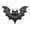B, variant on WEGFTDUOP Large Foil Halloween Bats Balloons Halloween Inflatables Outdoor Decorations For Indoor Home Party Garden Lawns Store