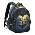 thumbnail image 2 of ALAZA Two Human Skeleton School Backpack Elementary Bag Bookbag Travel Rucksack, 2 of 6