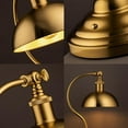 thumbnail image 6 of Bankers - Cordless LED Table Lamp, Battery-Operated, Rechargeable, 3-Level Dimming, Universal USB-C Charging, 180° Swivel Head, Luxury Metal Shade, Antique Brass, 6 of 6