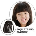 thumbnail image 3 of MasteelfCA Mode une Pièce Pince à Cheveux Frange / Frange Fine / Extensions de Cheveux Naturels Faux Cheveux (Brun Foncé), 3 of 8