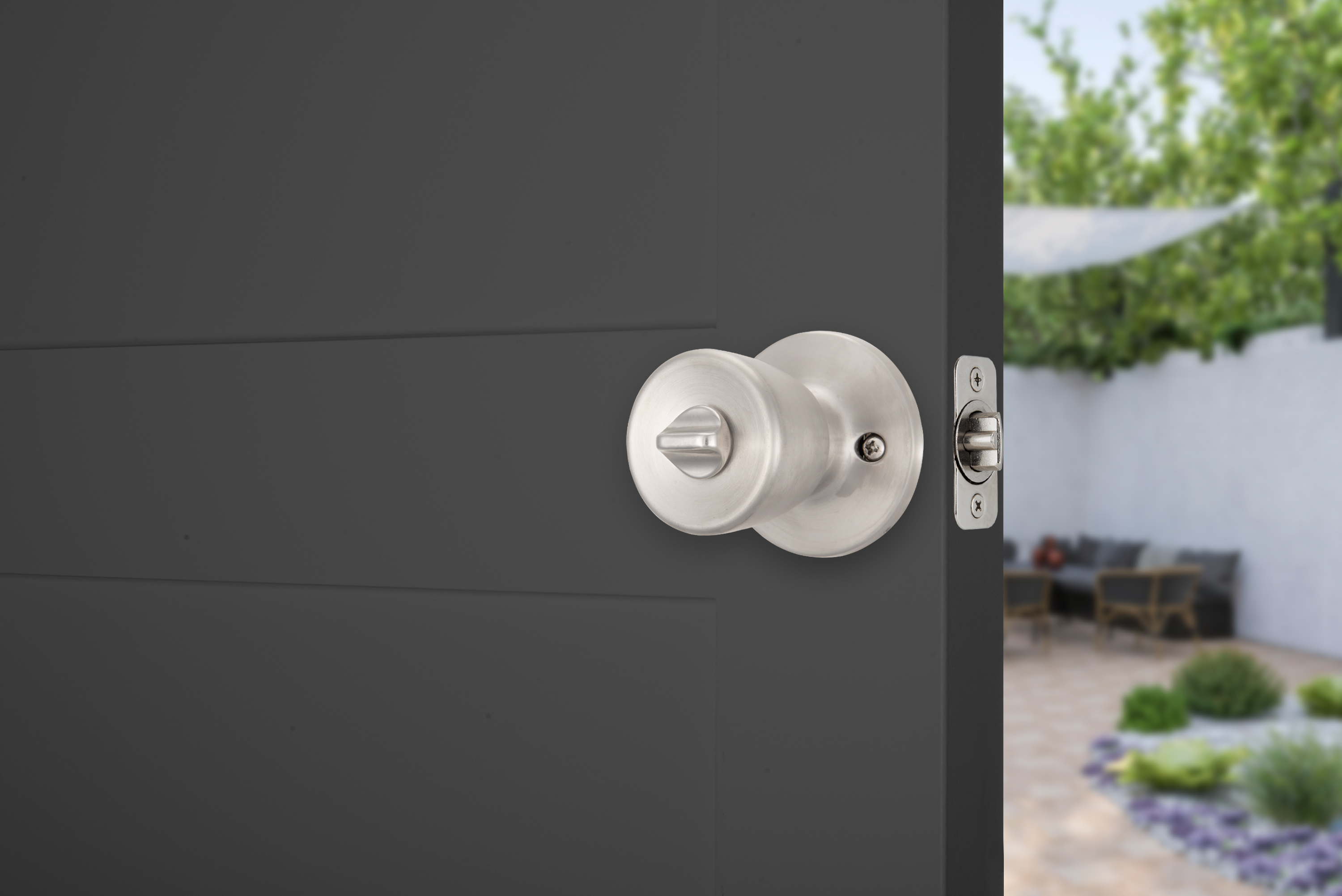 Brinks Mobile Home Keyed Entry Bell Style Doorknob photo 8