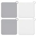 thumbnail image 6 of MODANU Drain Covers 4 Pack, 7.87" Drain Covers to Keep Bugs Out, Bathtub Drain Stopper, Shower Drain Cover, Shower Drain Cover Silicone Anti Odor (White, Grey), 6 of 7