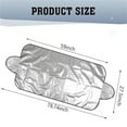 thumbnail image 3 of All-Weather Universal Car Windshield Cover Thermal Insulated Snow/Ice Shield Sunshade Protector Winter Summer Fabric Automotive Accessories, 3 of 7