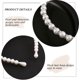 thumbnail image 3 of Moda perla mujer diadema perlas pelo aro sólido sombreros uso diario accesorios para el cabello para mujeres y niñas (2 juegos) Shuxiu Wang 9024715008237, 3 of 5