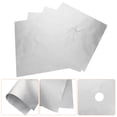 thumbnail image 1 of Raindrops 4Pcs Plated Silver Stove Mats for Gas Stoves Reusable Thickened Protector Pads with Easy Replacement, 1 of 8