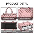 thumbnail image 4 of Large Capacity Tote Bag,Red Strawberry Plants Fruit Pink Pattern Handbag Fashion Luxury Tote Bag,15.7"x13"x 5.1" Inches,Laptop Compatible, 4 of 6