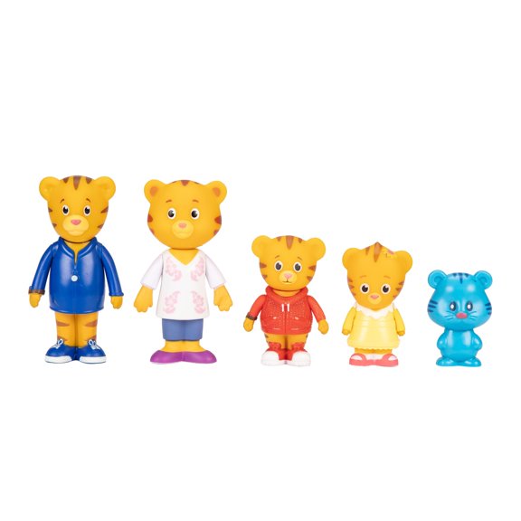 Figuras familiares del vecindario de Daniel Tiger (paquete de 5)