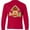 Red, variant on Inktastic Gingerbread House Christmas Long Sleeve Youth T-Shirt