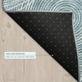 thumbnail image 5 of Addison Rugs Chantille Indoor/Outdoor Transitional Geometric Teal Machine Washable Round Rug, 8' x 8', 5 of 8