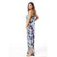 thumbnail image 3 of Riviera Sun Tie Dye Spaghetti Strap Maxi Dress (Navy, Large), 3 of 3