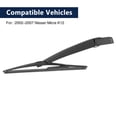 thumbnail image 3 of Unique Bargains 315mm 12" Car Rear Windshield Wiper Blade Arm Set Fit for Nissan Qashqai J11 2013-2017 Black, 3 of 7