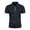 Navy, variant on Bibifish Mens Zip Up Polo Shirt Collar Waffle Knit Lightweight Stretch Tshirts Breathable Wrinkle Resistant Undershirt Business Casual Daily Wear Tops