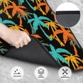 thumbnail image 3 of Salouo Palm Trees for Car Floor Mat Set of 4–Car Carpet Mats - Car Mats with Anti-Slip Backing & Driver Heel Pad Universal Fit for Cars, Trucks, SUVs, and Vans, 3 of 6