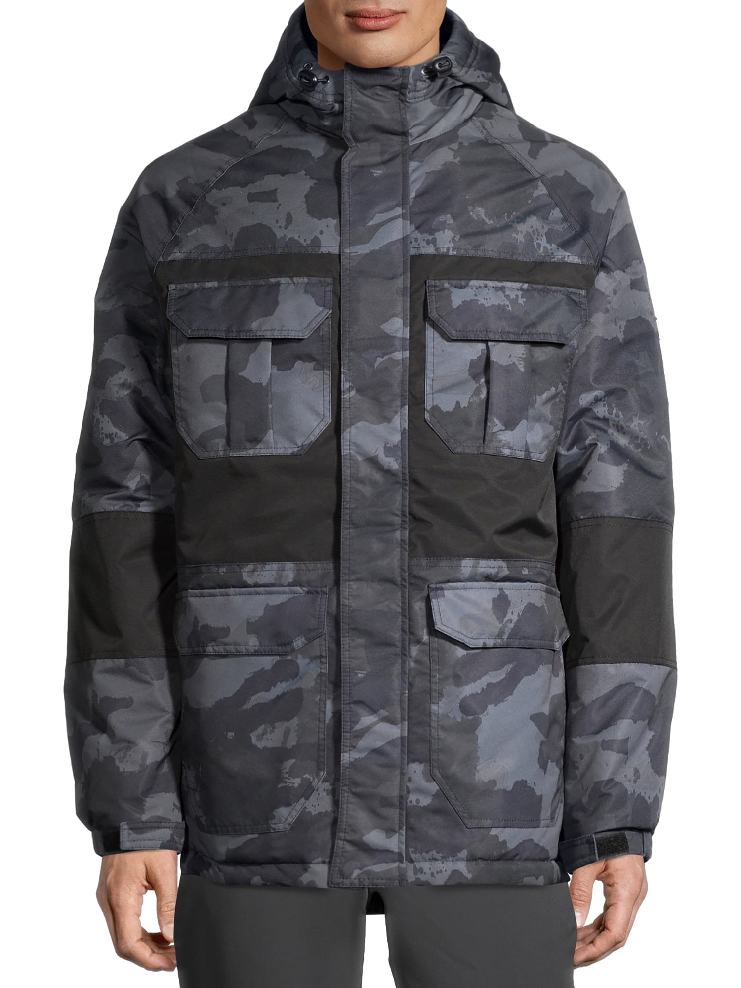 SwissTech Men's Ski/Snowboard Heavyweight Camo Block Jacket