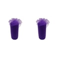 thumbnail image 3 of Wosthever Ambiente de ensueño en la boda Malla Tul Decoración para fiestas Comedor Silla Fondo Pared Morado oscuro Morado oscuro 2Conjunto, 3 of 6